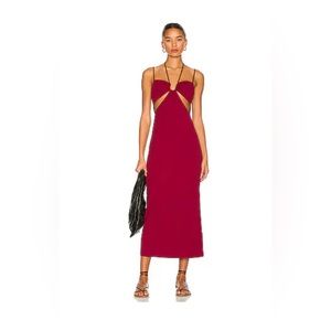 L Space Naomi dress in Cabernet